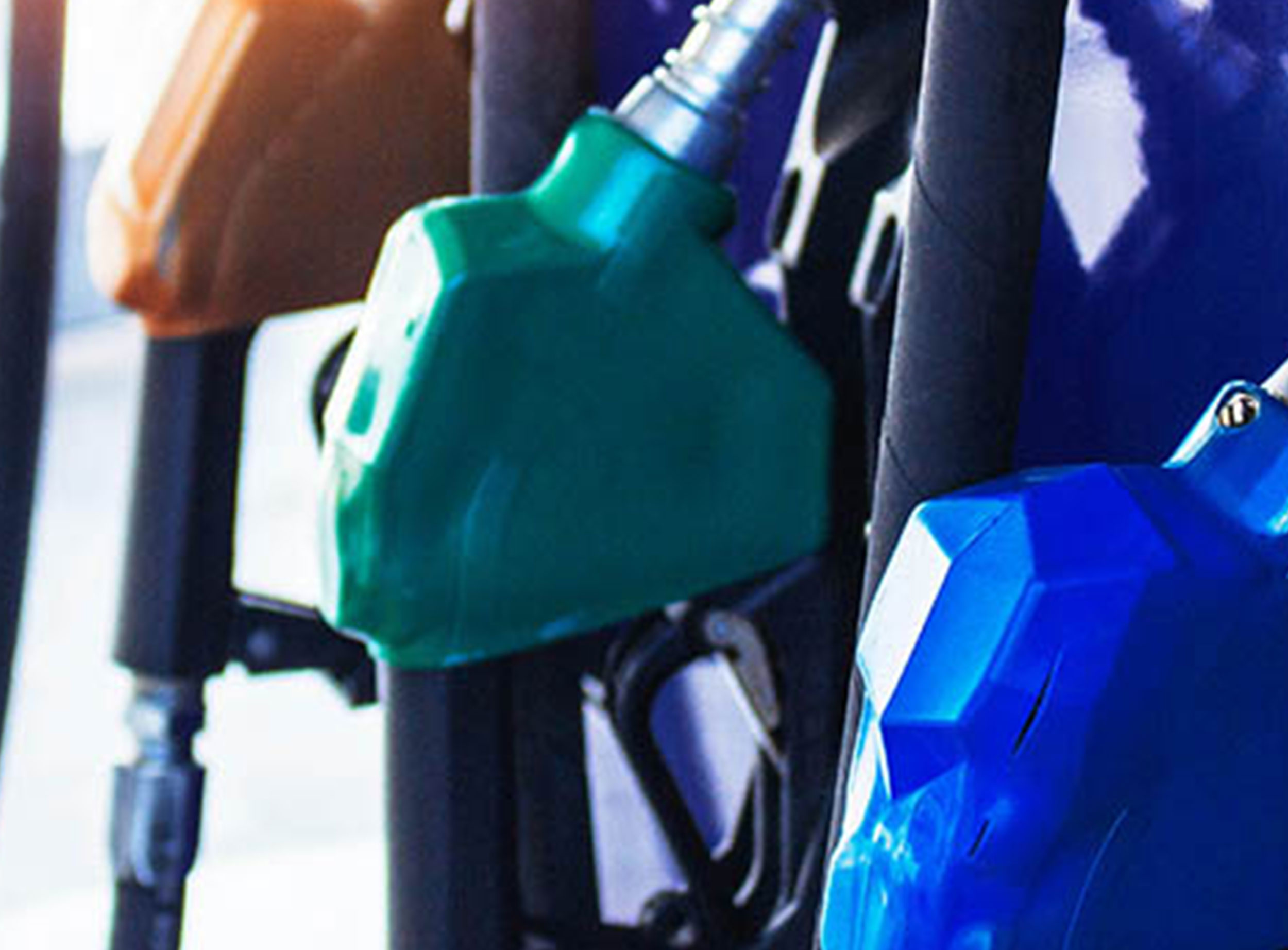 image of gas pump handles