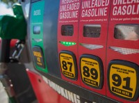 image of gas pumps and prices