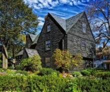 House of the Seven Gables in Salem, Massachusetts. 