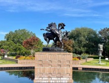 image of statue with water behind in Myrtle Beach
